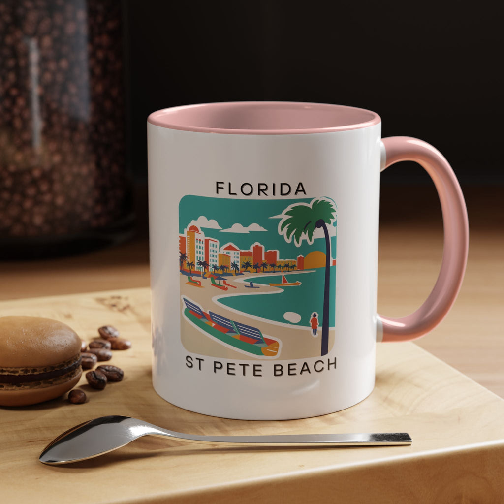 St. Pete Beach  Mug - St. Pete Beach Souvenir Mug - St. Pete Beach Travel Mug - Florida Coastal Mug - St. Pete Beach Coffee Mug - Florida Beach Mug