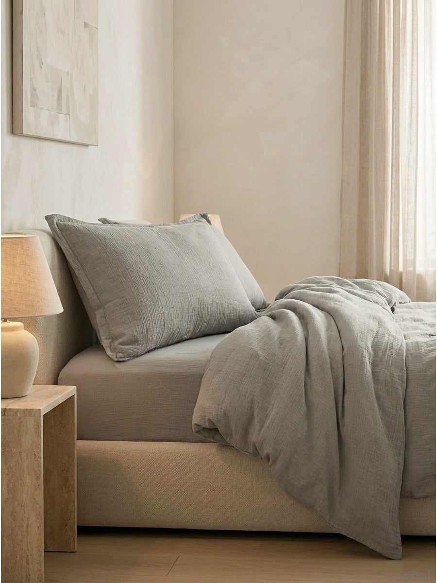 Muslin bedding set, 200x220 cm 3 pieces