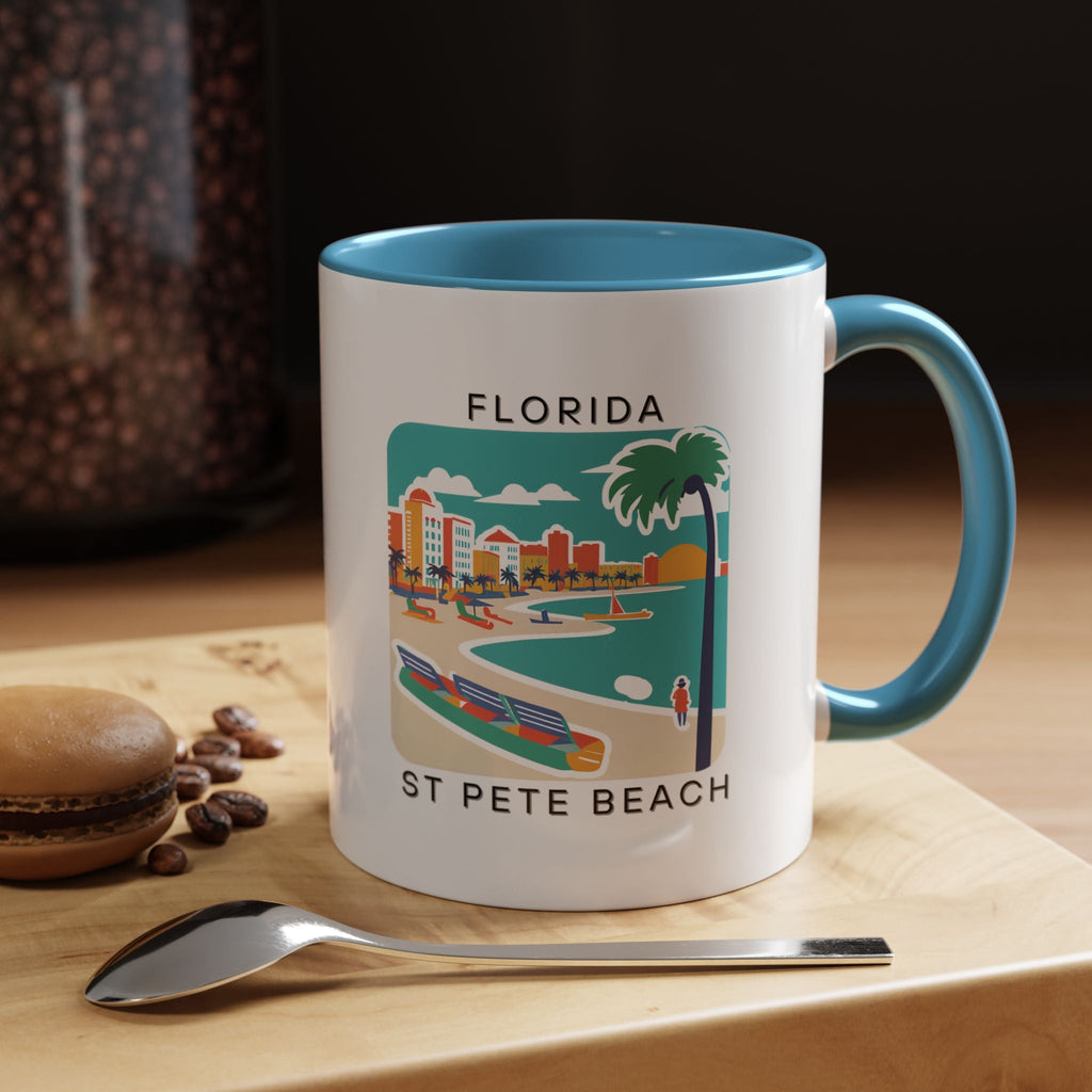 St. Pete Beach  Mug - St. Pete Beach Souvenir Mug - St. Pete Beach Travel Mug - Florida Coastal Mug - St. Pete Beach Coffee Mug - Florida Beach Mug