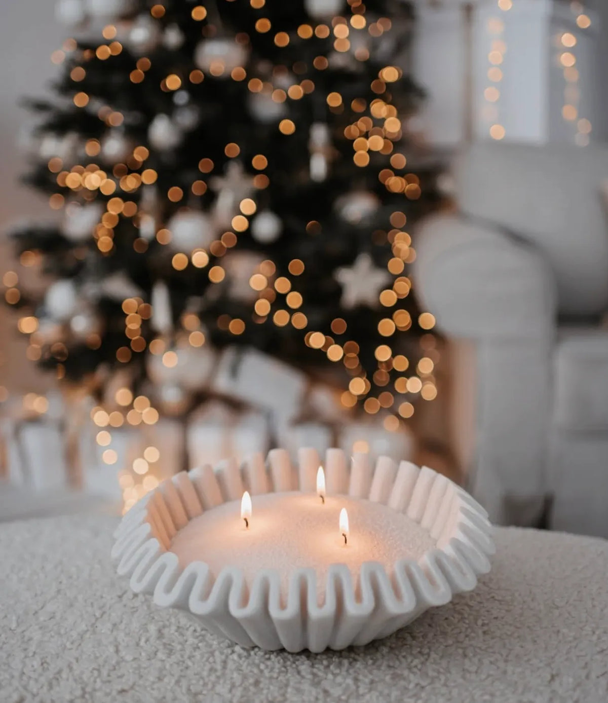 Grey unscented Candle Sand 1Kg / 2.20lbs