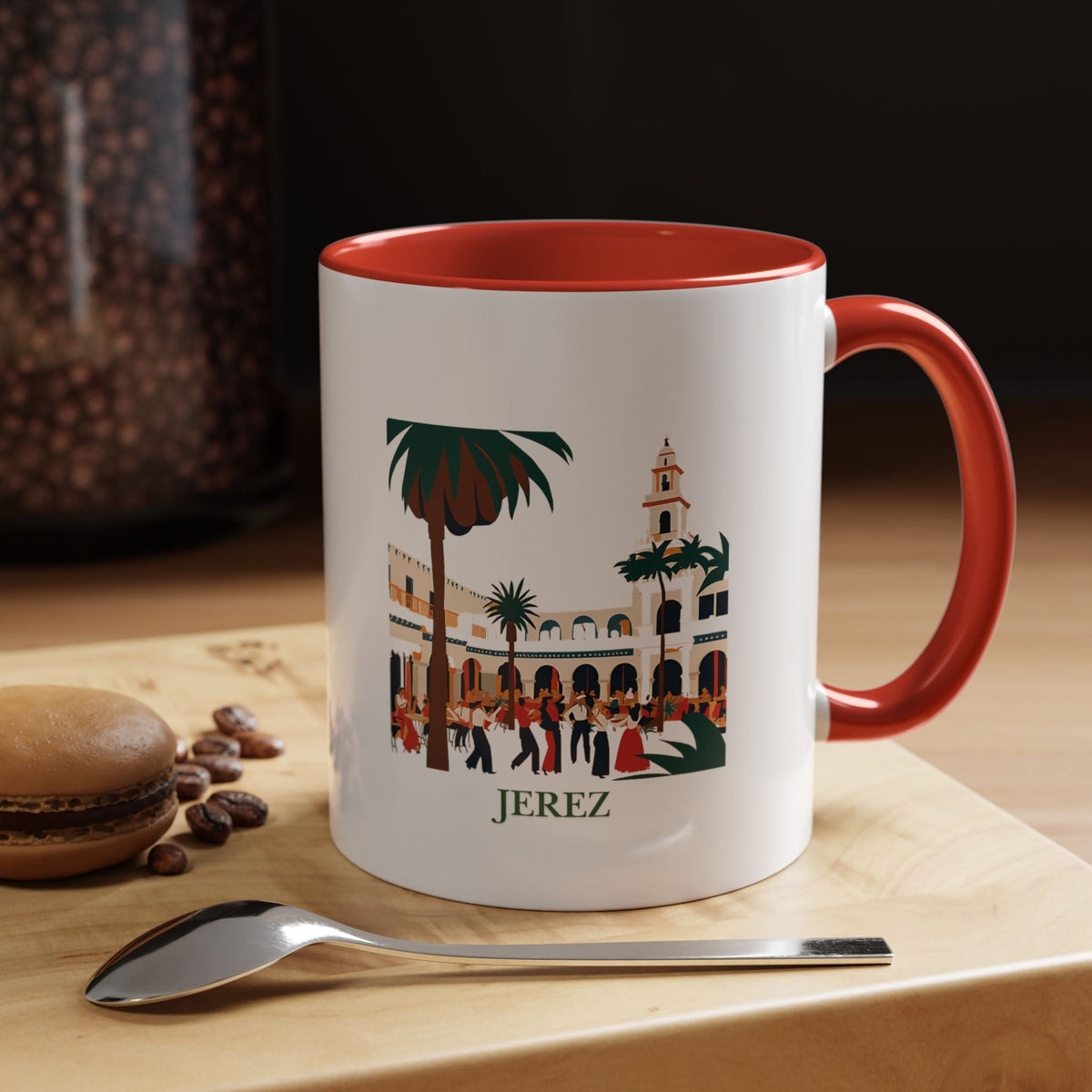 Jerez Mug - Jerez Coffee Mug - Spain Tea Mug - Jerez Souvenir Mug - Jerez Gift Mug - Spain Artwork Mug