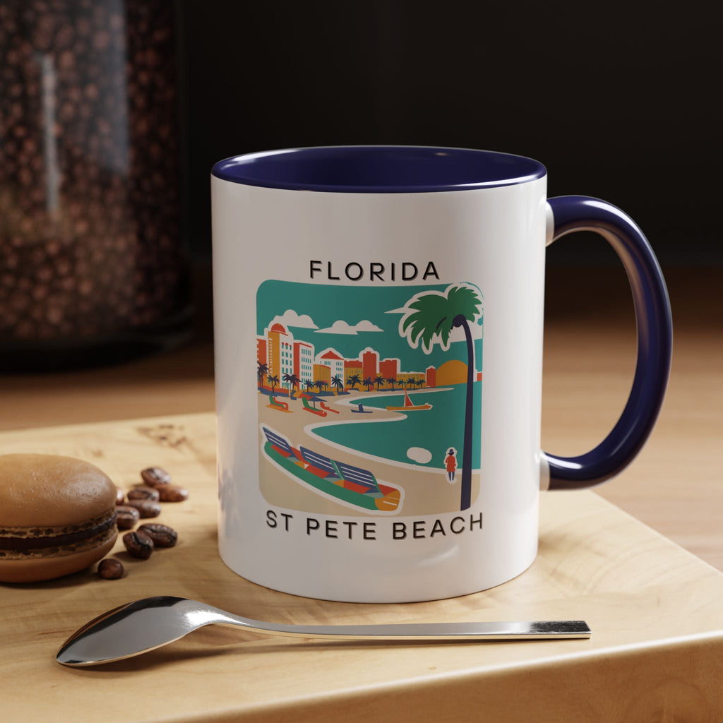 St. Pete Beach  Mug - St. Pete Beach Souvenir Mug - St. Pete Beach Travel Mug - Florida Coastal Mug - St. Pete Beach Coffee Mug - Florida Beach Mug