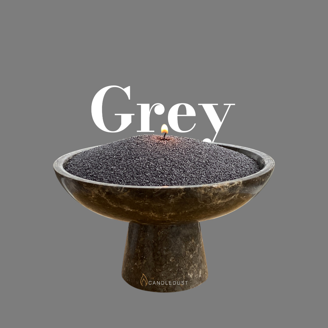 Grey unscented Candle Sand 1Kg / 2.20lbs