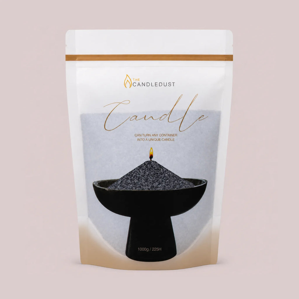 Grey unscented candle sand 1kg pack for glass jars and tins