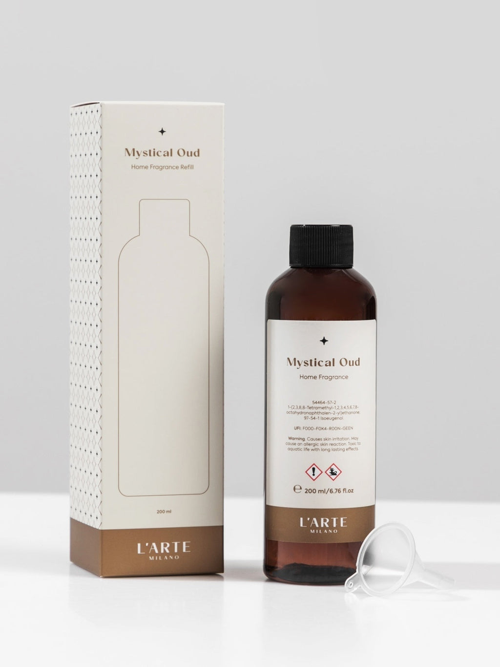 Home fragrance "Mystical Oud", 200 ml + gift home fragrance refill "Mystical Oud", 200 ml