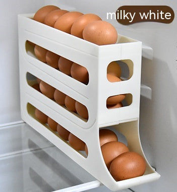 4-Layer Automatic Egg Roller Tray – Fridge Organiser
