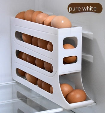 4-Layer Automatic Egg Roller Tray – Fridge Organiser