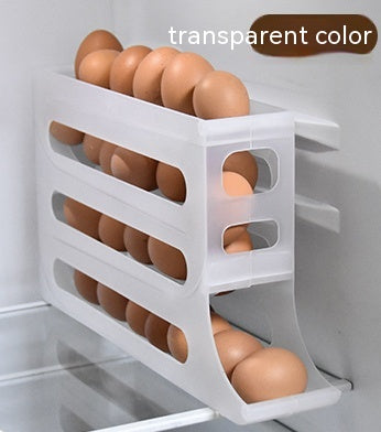 4-Layer Automatic Egg Roller Tray – Fridge Organiser