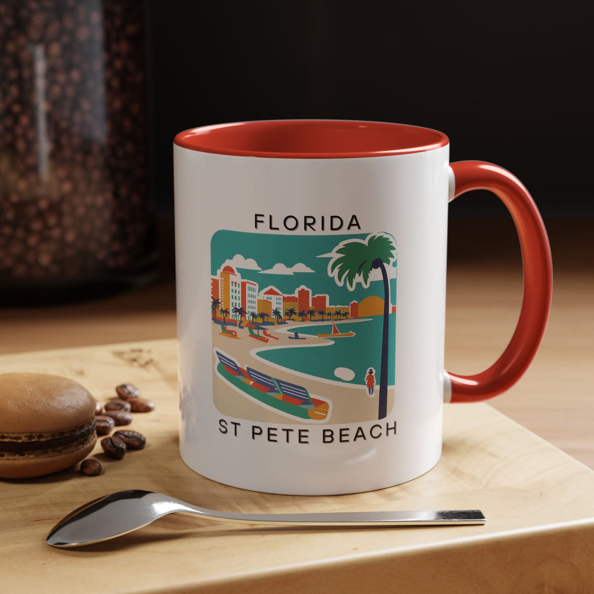 St. Pete Beach  Mug - St. Pete Beach Souvenir Mug - St. Pete Beach Travel Mug - Florida Coastal Mug - St. Pete Beach Coffee Mug - Florida Beach Mug