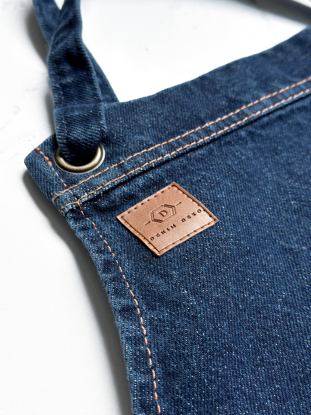 Heavy Denim Kitchen Apron – Unisex Cooking Apron for Men & Women