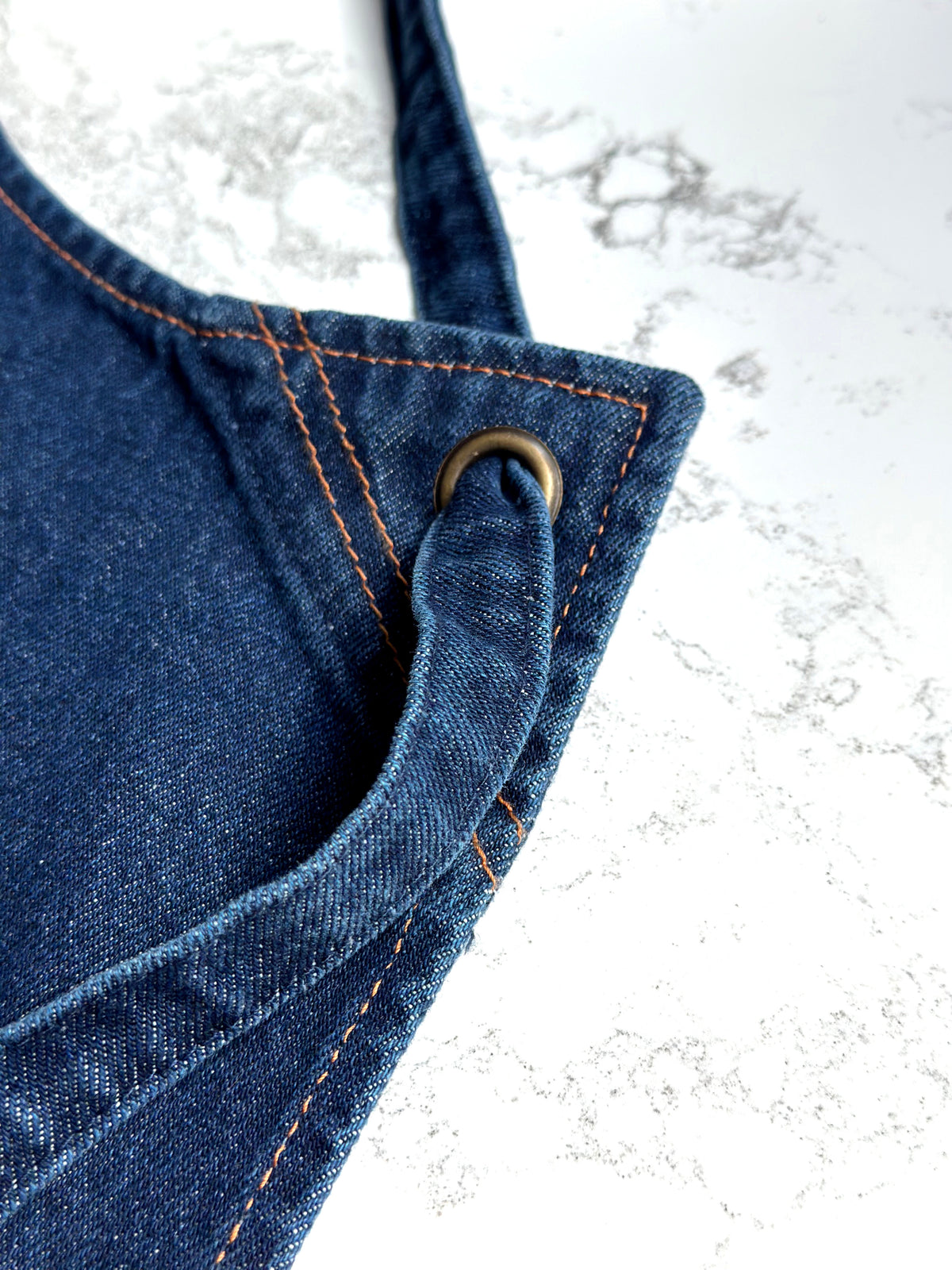 Heavy Denim Kitchen Apron – Unisex Cooking Apron for Men & Women