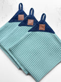 Denim Kitchen Gift Set – Apron, Oven Gloves & 3 Tea Towels