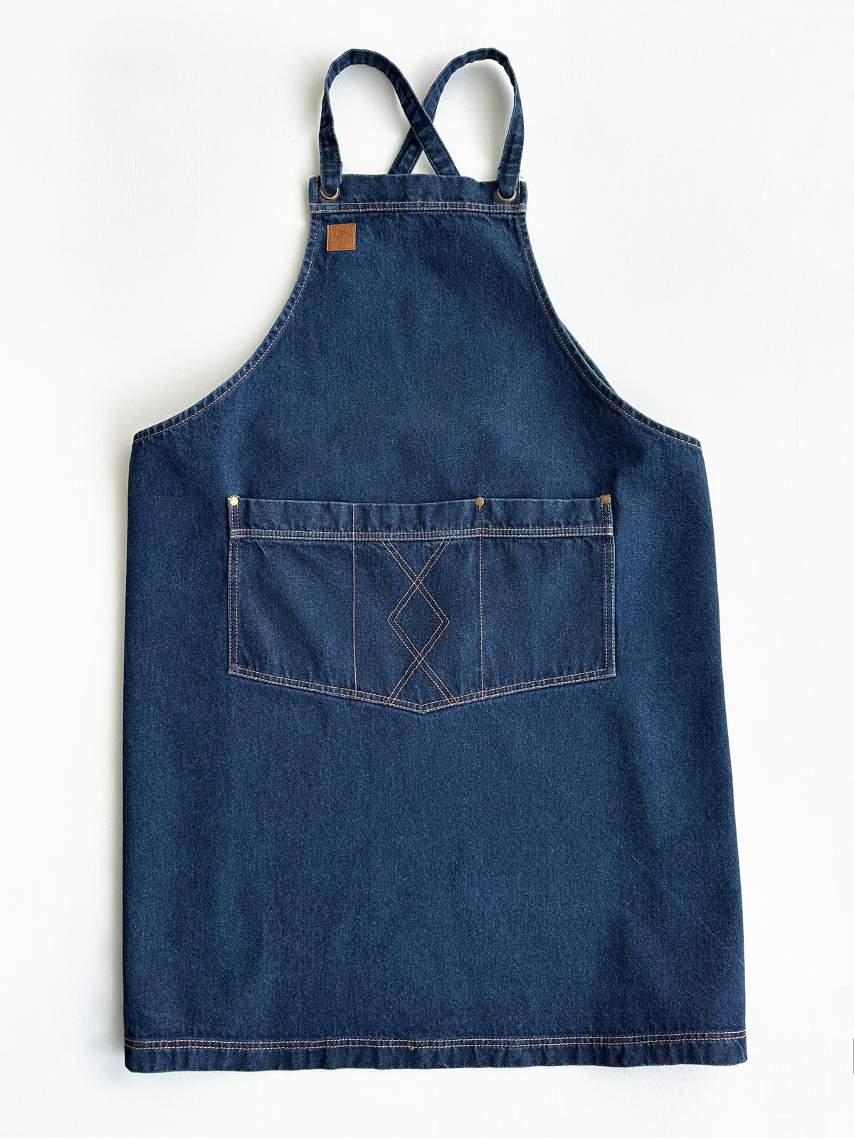 Heavy Denim Kitchen Apron – Unisex Cooking Apron for Men & Women