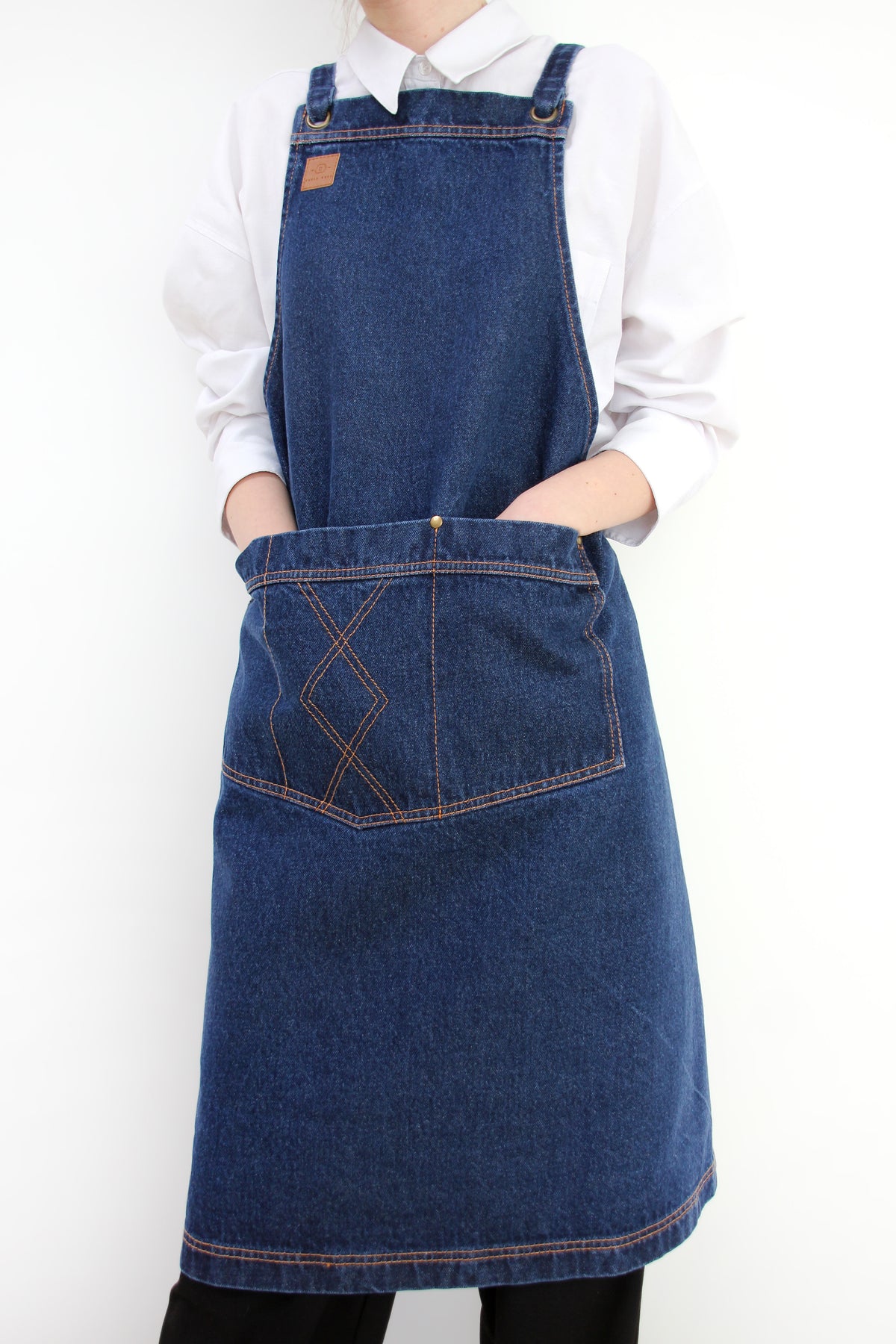 Denim Kitchen Set – Apron, Oven Mitts & 3 Hand Towels