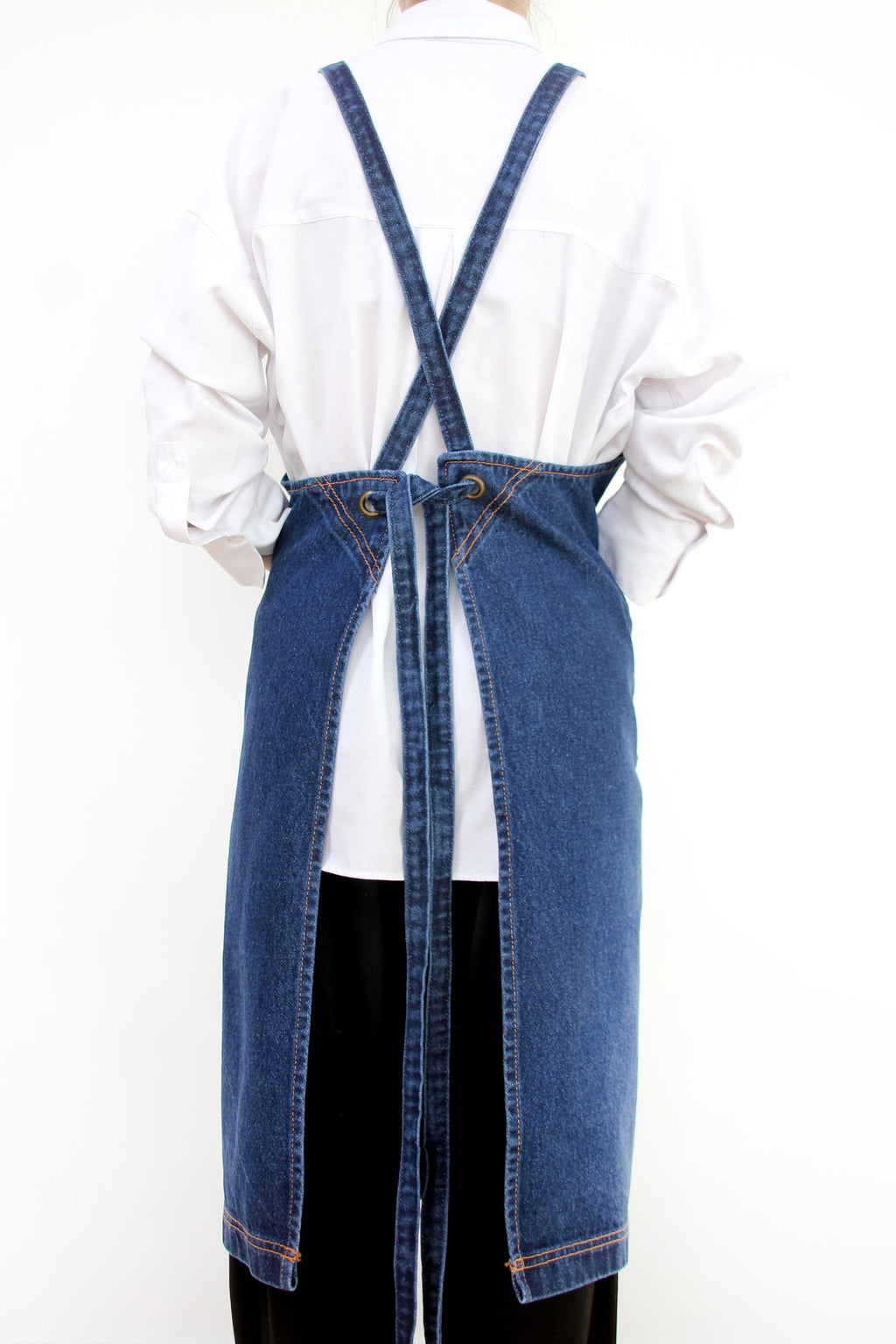 Denim Kitchen Gift Set – Apron, Oven Gloves & 3 Tea Towels