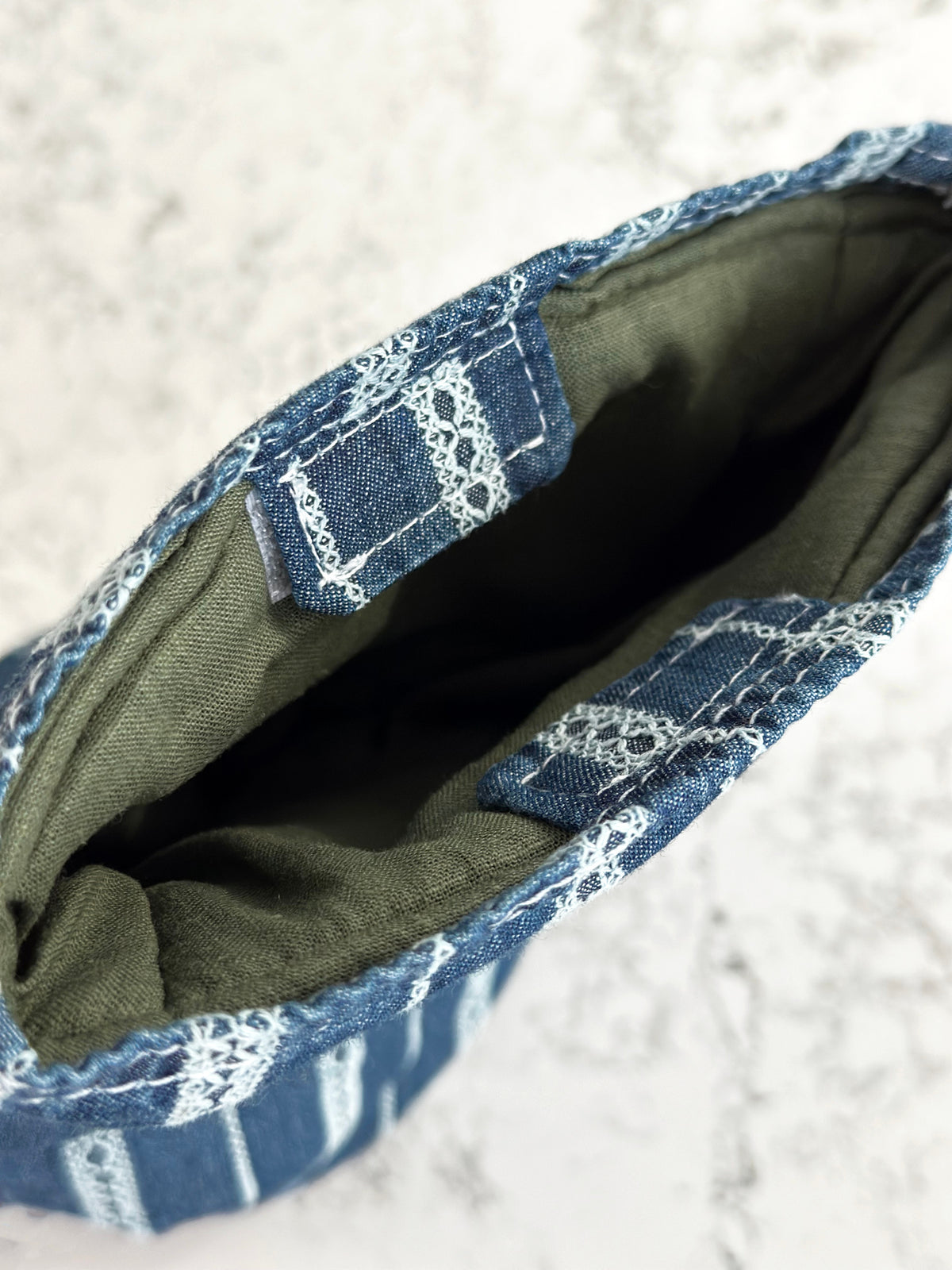 Linen & Denim Kitchen Set – Apron, Oven Mitt, Pot Holder & Towels