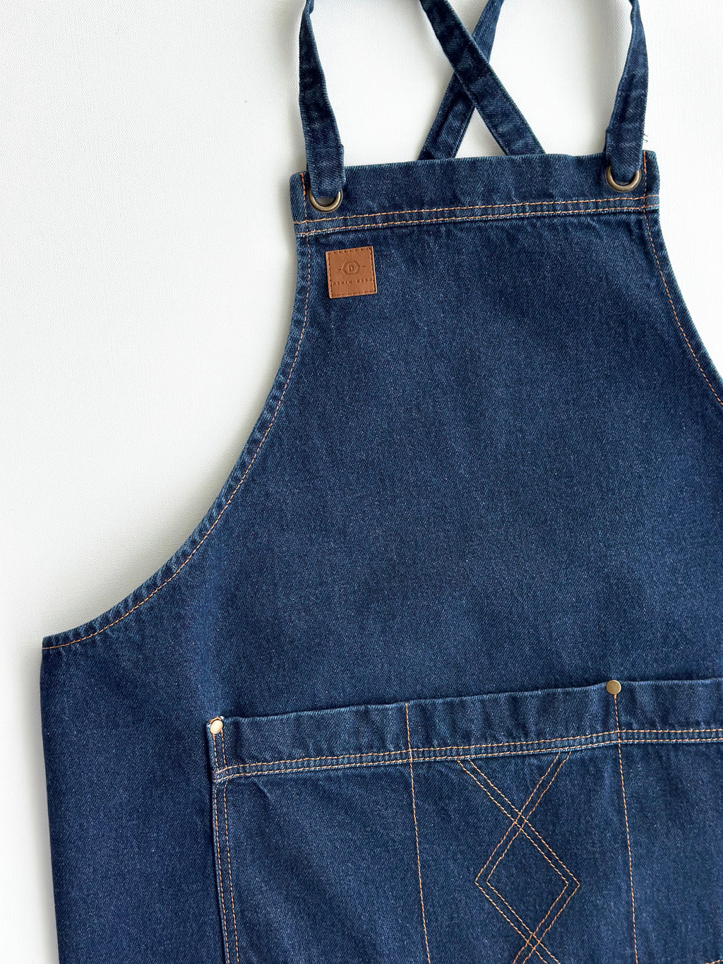 Heavy Denim Kitchen Apron – Unisex Cooking Apron for Men & Women