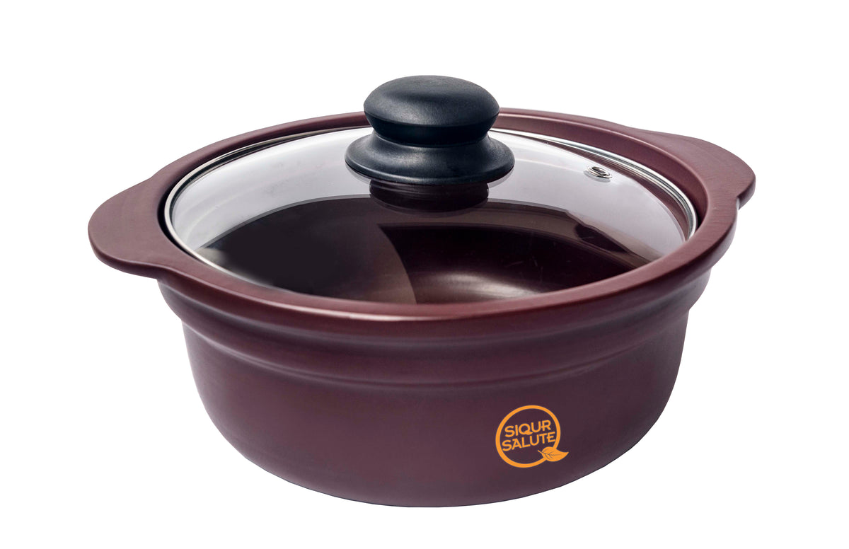 Zisha Purple Clay Pot Saucepan – 16 or 28 cm