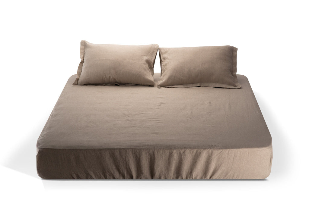 Natural Linen Fitted Sheet