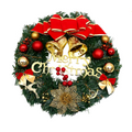 Christmas Red Wreath Front Door Holiday Decor